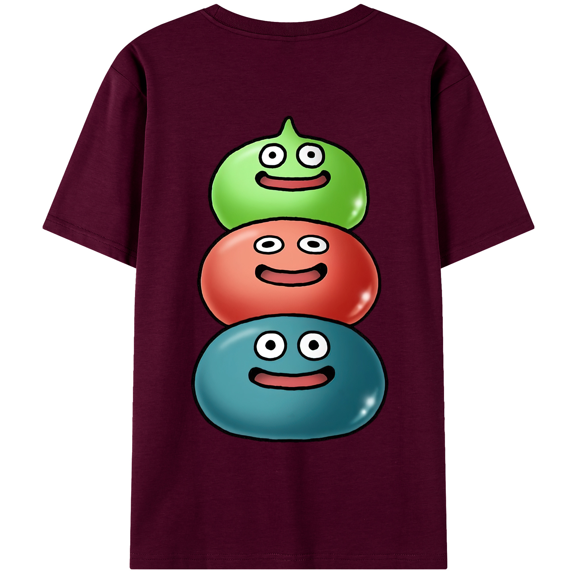 （画像用） ドラゴンクエスト Doragon Kuesuto Dragon Quest レディース半袖Tシャツ(バックプリント)